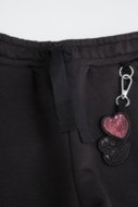 COCCODRILLO kelnės CRAFT PUNK GIRL JUNIOR, juodos, ZC5120101CGJ-021-158, 158 cm