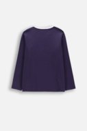 COCCODRILLO marškinėliai ilgomis rankovėmis, tamsiai mėlyni, WC6143103SGJ-015-146, 146 cm