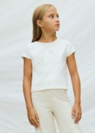 MAYORAL marškinėliai trumpomis rankovėmis, natural, 6.002-91, 152  cm