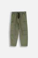 COCCODRILLO sportinės kelnės GRUNGE SWAMP BOY KIDS, žalios, ZC4119101GBK-011-122, 122 cm