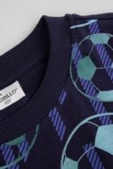 COCCODRILLO marškinėliai EVERYDAY BOY A, mėlyni, ZC5143220VBA-015-140, 140 cm