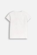 COCCODRILLO marškinėliai EVERYDAY GIRL A, balti, ZC5143227VGA-001-098, 98 cm