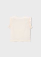 MAYORAL marškinėliai trumpomis rankovėmis, bone, 3.023-41, 98  cm