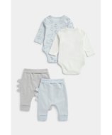 MOTHERCARE smėlinukas ilgomis rankovėmis 2 vnt. ir kelnės 2 vnt., FB396