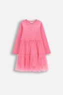 COCCODRILLO suknelė ilgomis rankovėmis, rožinės,