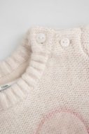 COCCODRILLO megztinis HAPPY PUPPY GIRL NEWBORN, kreminės, ZC5172101HGN-002-086, 86 cm