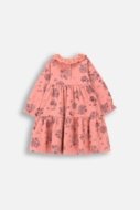 COCCODRILLO suknelė FLOWERS GIRL NEWBORN, rožinė, ZC4129101FGN-007-086, 86 cm
