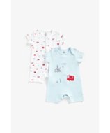 MOTHERCARE šliaužtinukas trumpomis rankovėmis, 2 vnt., BB409