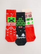 NEXT MINECRAFT kojinės, 3 vnt., W33710, cm