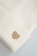 COCCODRILLO kepurė BASIC ACCESSORIES, kreminė, XCX364302BAC-003-046, 46-48 cm