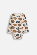 COCCODRILLO smėlinukas FOREST FRIENDS BOY NEWBORN, pilkas, cm