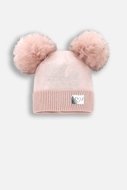 COCCODRILLO kepurė ACCESSORIES WINTER GIRL, rožinė, ZC4364315AWG-007-054, 54 cm