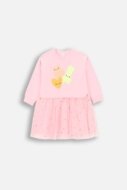 COCCODRILLO suknelė PASTELOVE GIRL NEWBORN, rožinė, ZC4129101PGN-007-086, 86 cm