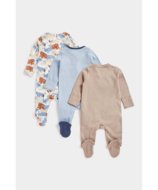 MOTHERCARE šliaužtinukas ilgomis rankovėmis, 3 vnt., CB841