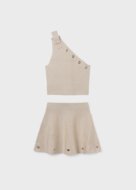 MAYORAL palaidinė ir sijonas, sand, 6.918-14, 140 cm