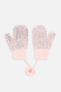 COCCODRILLO kumštinės pirštinės ACCESSORIES WINTER GIRL, rožinės, ZC3360102AWG-007