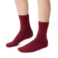 STEVEN merino vilnos kojinės, bordo spalvos, Art.190 UI004,  32-34 dydis