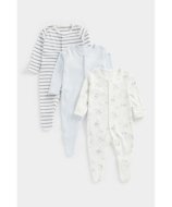 MOTHERCARE šliaužtinukas ilgomis rankovėmis, 3 vnt., CB274