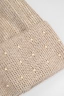 COCCODRILLO kepurė ACCESSORIES AUTUMN GIRL, smėlio spalvos, ZC3364304AAG-002