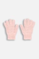 COCCODRILLO pirštuotos pirštinės ACCESSORIES WINTER GIRL, rožinės, ZC4360315AWG-007-XL, XL cm