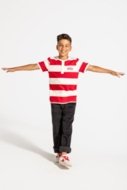 COCCODRILLO marškinėliai ilgomis rankovėmis ACADEMY BOY JUNIOR, raudoni, ZC4143201ABJ-009-152, 152 cm