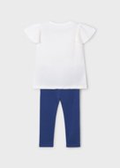 MAYORAL marškinėliai trumpomis rankovėmis ir tamprės, porcelain, 3.724-88, 104  cm