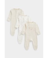 MOTHERCARE šliaužtinukas ilgomis rankovėmis 3 vnt., EB650