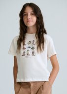 MAYORAL marškinėliai trumpomis rankovėmis, bone, 6.005-89, 140 cm