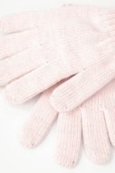COCCODRILLO pirštuotos pirštinės ACCESSORIES WINTER GIRL, rožinės, ZC3360303AWG-007
