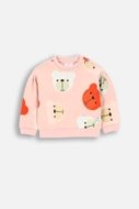 COCCODRILLO džemperis CUTE GIRL NEWBORN, powder pink, ZC4132602CGN-033-086, 86 cm