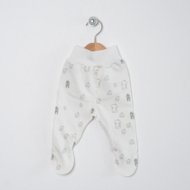 VILAURITA kelnės kūdikiui išvirkščiomis siūlėmis TOMMY, baltos, art 1153, 50 cm