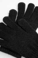 COCCODRILLO pirštinės ACCESSORIES WINTER BOY, juodos, ZC5360304AWB-021-M, M cm