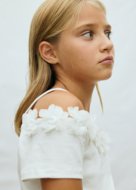 MAYORAL marškinėliai trumpomis rankovėmis, natural, 6.003-95, 157  cm