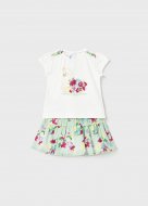 MAYORAL marškinėliai trumpomis rankovėmis ir sijonas 4D, aqua, 1979-25