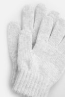 COCCODRILLO pirštuotos pirštinės ACCESSORIES WINTER GIRL, silver, ZC4360310AWG-024-XXL, XXL cm