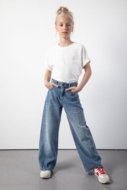 COCCODRILLO kelnės JEANS COLLECTION GIRL, mėlynos, cm