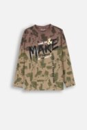 COCCODRILLO marškinėliai EVERYDAY BOY A, khaki, ZC4143102VBA-027-152, 152 cm