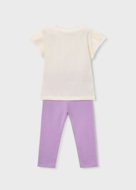 MAYORAL marškinėliai trumpomis rankovėmis ir tamprės, lilac, 3.726-96, cm