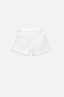 COCCODRILLO šortai JEANS COLLECTION GIRL, balti, WC4123201JCG-001