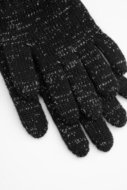 COCCODRILLO pirštuotos pirštinės ACCESSORIES WINTER GIRL, juodos, ZC4360311AWG-021-XXL, XXL cm