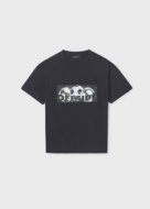 MAYORAL marškinėliai trumpomis rankovėmis, black, 6.033-18, 140 cm