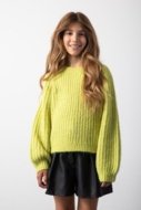 COCCODRILLO megztinis CRAFT PUNK GIRL JUNIOR, žalias, ZC5172101CGJ-030-134, 134 cm