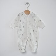 VILAURITA kombinezonas išvirkščiomis siūlėmis TOMMY, baltas, art 1150, 56 cm