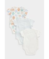 MOTHERCARE smėlinukas trumpomis rankovėmis, 3 vnt., CB252