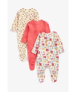 MOTHERCARE šliaužtinukas ilgomis rankovėmis, 3 vnt., BB429