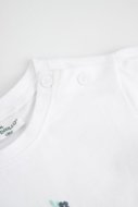 COCCODRILLO marškinėliai trumpomis rankovėmis, balti, dydis