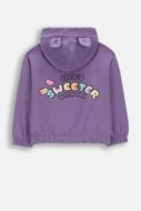 COCCODRILLO susegamas džemperis su gobtuvu, violetinis, WC6132401SGK-016-092, 92 cm