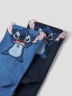 NAME IT STITCH kojinės, 13251990-282D3C 25-27 cm