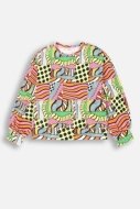 COCCODRILLO marškinėliai CARTOONS GIRL KIDS, multicoloured, ZC4143101CGK-022-122, 122 cm