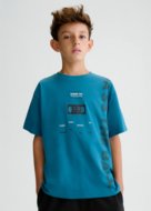 MAYORAL marškinėliai trumpomis rankovėmis, aqua, 6.034-24, 140 cm